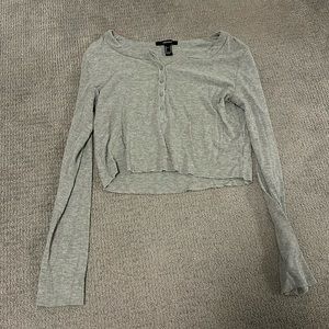 Forever 21 cropped long sleve